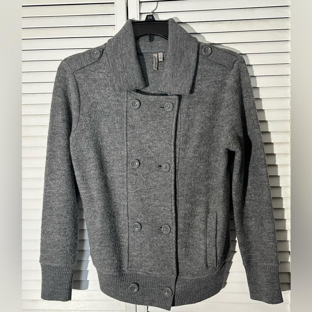 Caslon Double Breasted Merino Wool Sweater Size XLP